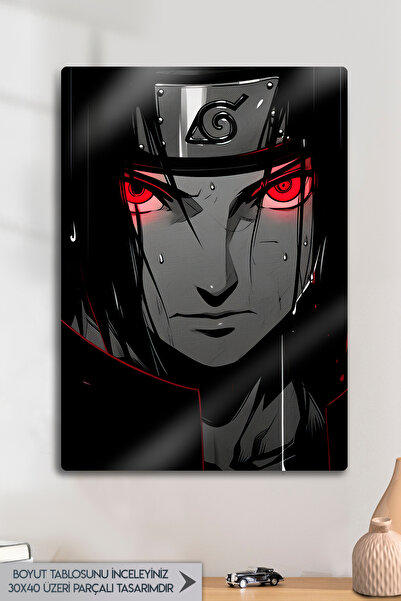 DekorHane Itachi Uchiha Naruto Anime - Pictură metalică