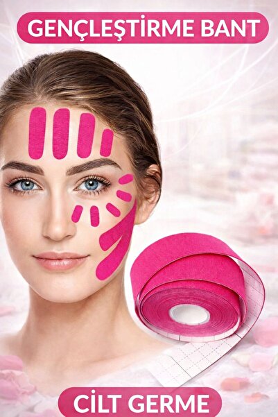SİNKA Yüz Germe Estetik Bant Genç Görünüm Kırışıklık Karşıtı Vücut Face Tape ...