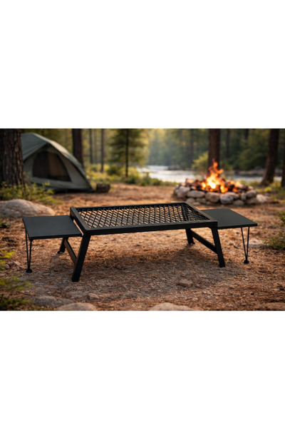 DEMİRAYTARIM Demiray Raflı Ateş Üstü Kamp Ocağı Taşıma Çanta