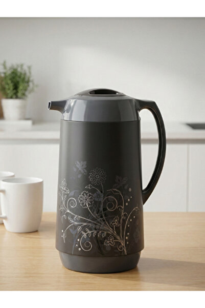 ZOJIRUSHI Abu Feel Japanese Black Thermos – 1 Liter – Glass Liner – Model AHG...