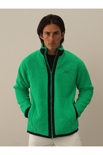 Xint Erkek Yeşil Formunu Koruyan Regular Fit Mont