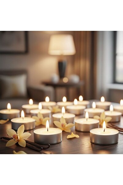 MumvemuM 30 Lu Vanilya Kokulu Tealight Mum