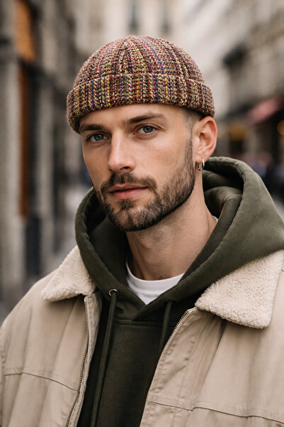 Külah Unisex Docker Şapka Retro Tarzı Kasket