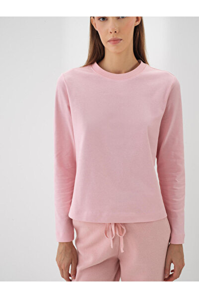 Xint Kadın Pembe %100 Pamuk Basic Tişört