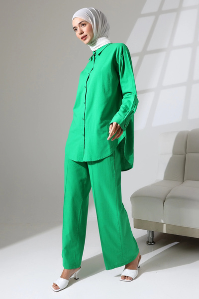 Mihran Butik 100% Cotton Linen Casual and Comfortable Shirt Pants Summer Bott...