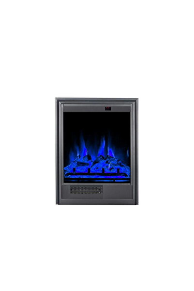 tek tes şömine Dekoratif 62x47x23 Cm Bluetoothlu, Alev Sesli, Uzaktan Kumandalı Elektrikli Şömine Isıtıcı