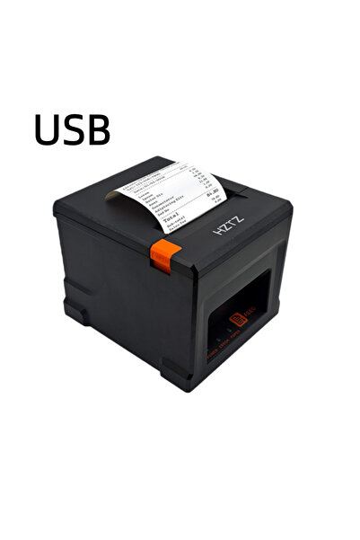 Choice6 طابعة إيصالات حرارية HZTZ مقاس 80 مم بمقبس الاتحاد الأوروبي 8360 USB ...