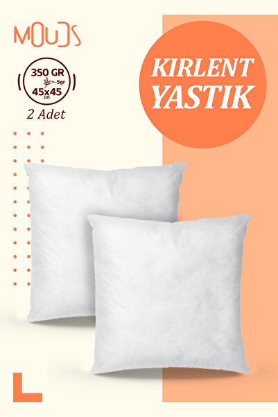 Moud's Husă de pernă Pernă interioară 2 bucăți 45x45cm 350 Gr Pernă umplută c...