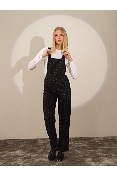 Xint Erkek Siyah Formunu Koruyan Regular Fit Tulum