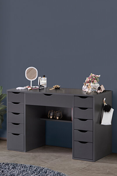 benim odam Diva Takı Düzenleyicili 11 Çekmeceli Makyaj Masası - Çalışma Masas...