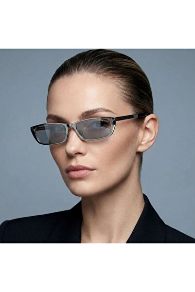 Tom Ford Kadın Güneş Gözlüğü Tf1059 Everett 16c 59-16, Dikdörtgen Gümüş Renk ...