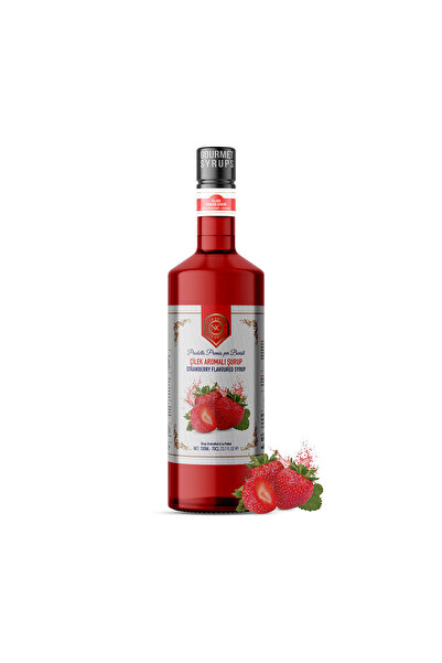 Nish Coffee Nish Çilek Aromalı Şurup 700 ML - Pet Şişe