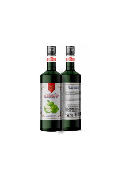 Nish Coffee Nish Elma Aromalı Şurup 700 ML - Pet Şişe