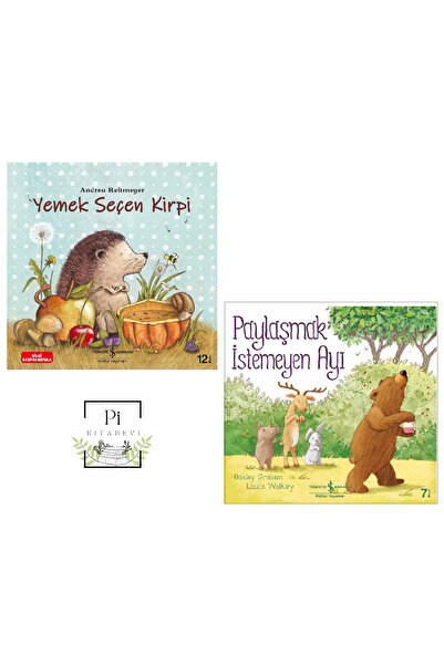 TÜRKİYE İŞ BANKASI KÜLTÜR YAYINLARI Yemek Seçen Kirpi -Paylaşmak İstemeyen Ay...