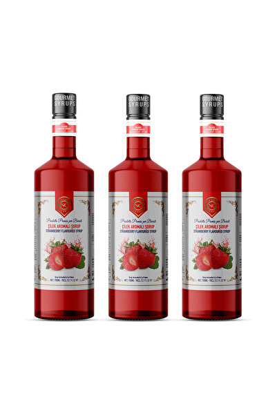 Genel Markalar Nish Çilek Aromalı Şurup 3 x 700 ML - Pet Şişe