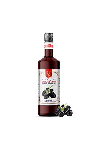 Nish Coffee Nish Böğürtlen Aromalı Şurup 700 ML - Pet Şişe