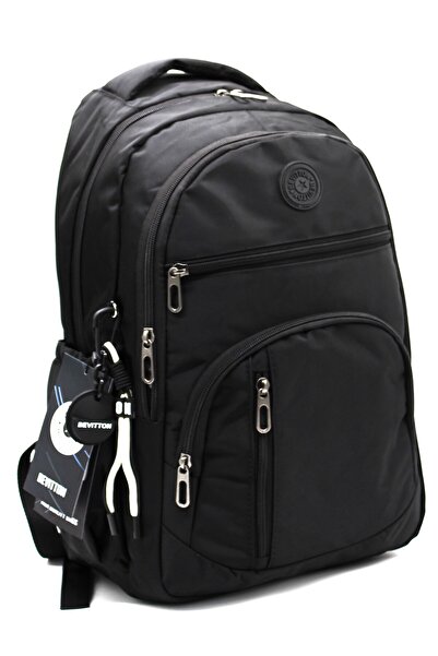 Bevitton Luxury Satin Waterproof Fabric Black Color Large Size Unisex School ...