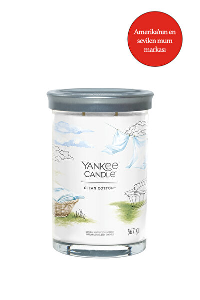 Clean Cotton Signature Büyük Tumbler Mum