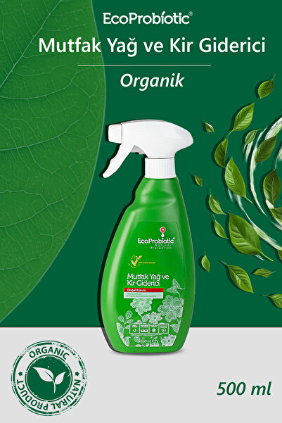 EcoProbiotic Organik Mutfak Yağ Ve Kir Giderici Sprey Ağır Kimyasal Içermez 5...