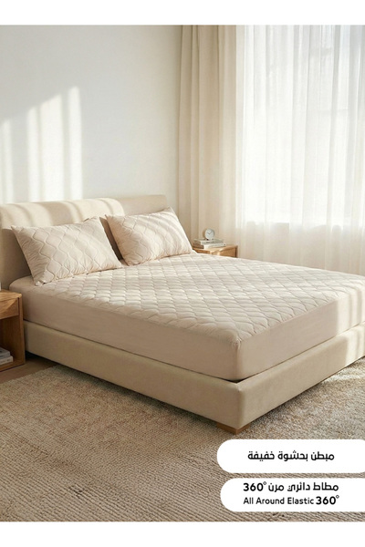 Melen طقم شرشف صيفي مزدوج مبطن بحشوة خفيفة - 3 قطع - يناسب سرير مقاس 200x200 ...