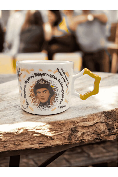 ikiseramik Prens Dizisi Karekod Baskılı El Yapımı Doğal Seramik Kupa Mug Çay ...