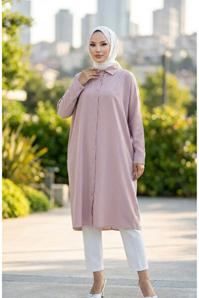 sefamerve Raglan Sleeve Tunic 4066-08 Beige