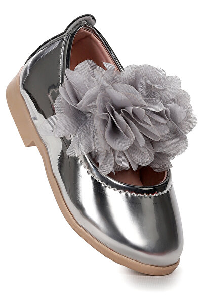 KARAMAZI حذاء باليرينا للفتيات الصغيرات من الجلد اللامع من Flovers