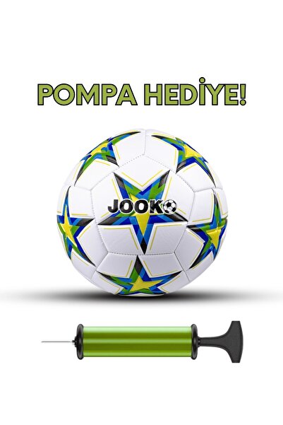 jooko PROFESYONEL FUTBOL TOPU POMPA HEDİYELİ ORJİNAL HALI SAHA TOPU