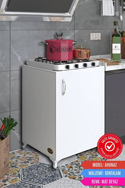 Kenzlife Ocak Dolabı Ahunaz Byz 85*60*56 Hazır Mutfak Klasik Set Üstü Ocak İç...