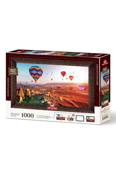Art Puzzle Last Lights of Cappadocia 1000 Piece Framed Puzzle