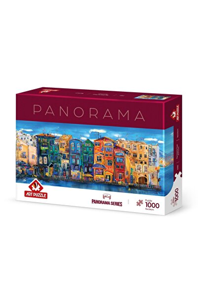 Art Puzzle مدينة ملونة 1000 قطعة بانوراما اللغز
