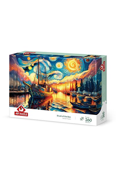 Art Puzzle 260 Piece Brush of the Sea Puzzle