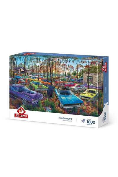 Art Puzzle Car Cemetery 1000 Piece Puzzle
