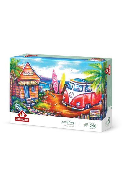 Art Puzzle Sörf Kampı 260 Parça Puzzle