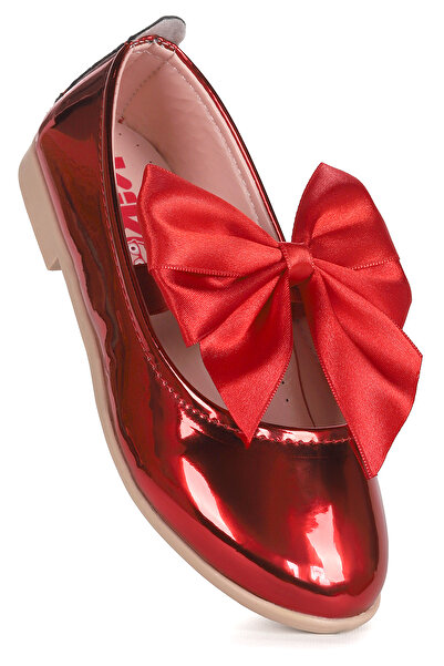 Kiko Kids Pantofi de balerină pentru fete Tari Mirror Bow elastic