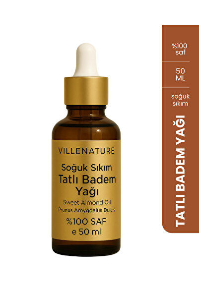 VILLENATURE Soğuk Sıkım TATLI BADEM YAĞI 50 ML