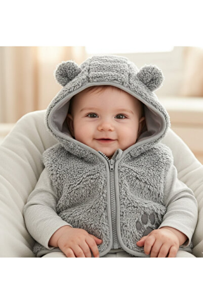 andywawa Ac26026 كيب سمايلينج سترة رمادية