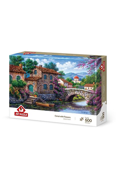 Art Puzzle Çiçekli Kanal 500 Parça Puzzle