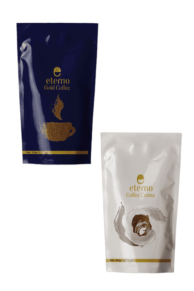 Eterno Gold Granül Kahve + Coffee Crema Süt Tozu İkili Lezzet Seti