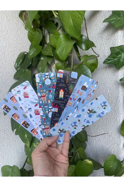 tinystoriestr Bookmarks New Year Themed Set of 6