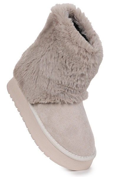 Kiko Kids أحذية نيرا الفروية للفتيات من الجلد السويدي