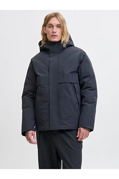 Jack & Jones Erkek Fermuar Kapamali Kapüsonlu Mont - Ccmoon