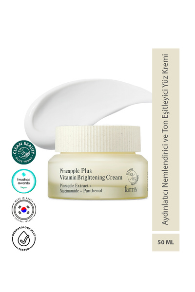 farmrx Pineapple Plus Vitamin C Brightening Cream Aydınlatıcı Nemlendirici ve...