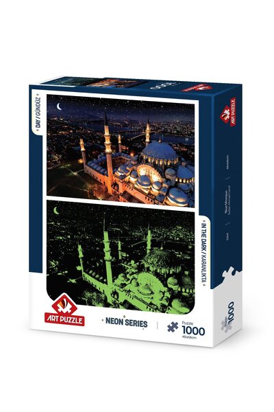 Art Puzzle Sultan Ahmed Mosque 1000 Piece Neon Puzzle