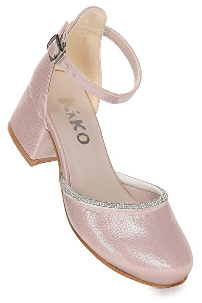 KARAMAZI صندل Vakko 771 بناتي بكعب 5 سم مزين بالأحجار