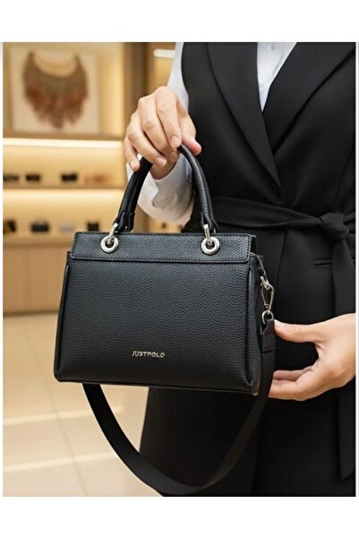 Just Polo حقيبة يد وكتف جديدة متوسطة الحجم للنساء