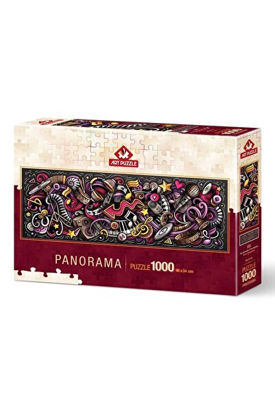 Art Puzzle لغز بانوراما عناصر الإيقاع 1000 قطعة