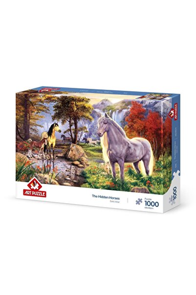 Art Puzzle Saklı Atlar 1000 Parça Puzzle