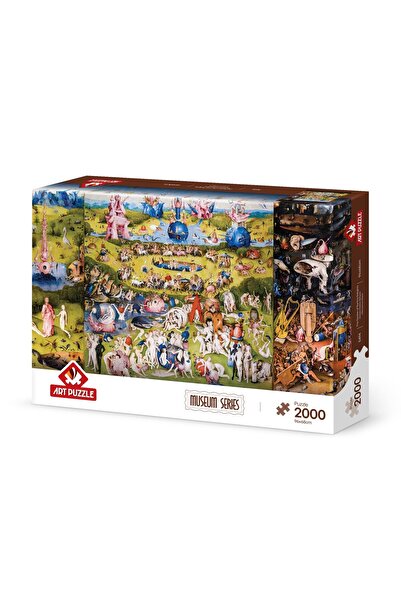 Art Puzzle حديقة المتعة الأرضية، لغز Hieronymus Bosch 2000 قطعة