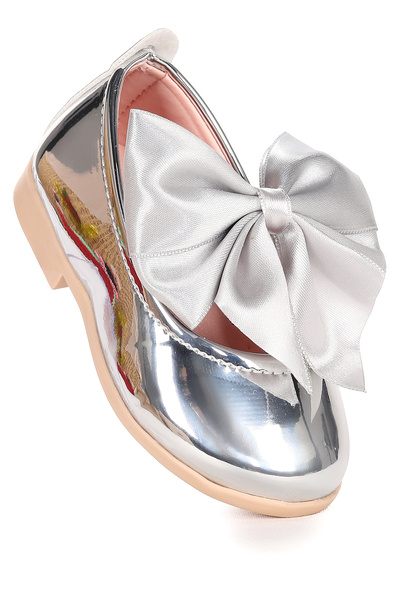 Kiko Kids أحذية راقصة الباليه المرنة للفتيات الصغيرات من Tari Mirror Bow